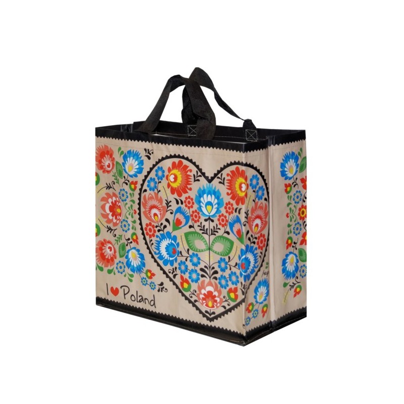Torba Z Pp Esy-Floresy Serce Bezowa 24L