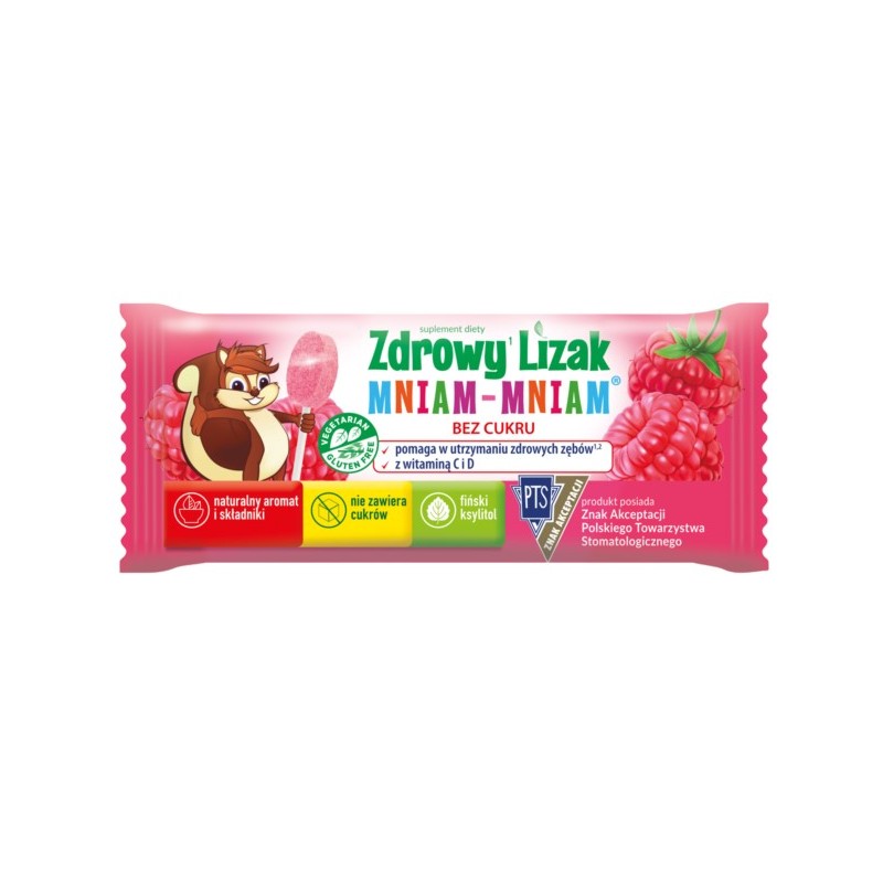 Starpharma Zdrowy Lizak Mniam Mniam 6G Malina