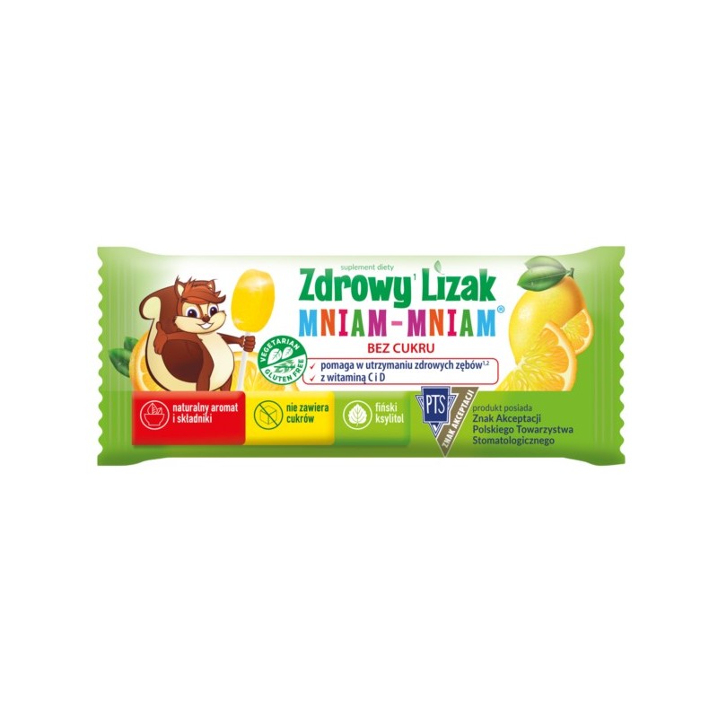 Starpharma Zdrowy Lizak Mniam Mnaim 6G Cytryna