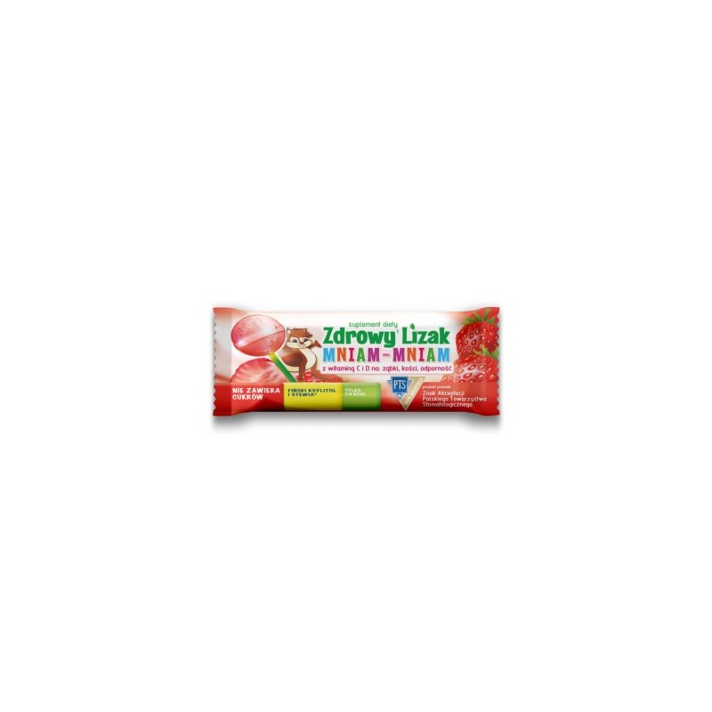Starpharma Zdrowy Lizak Mniam Mniam 6G Truskawka