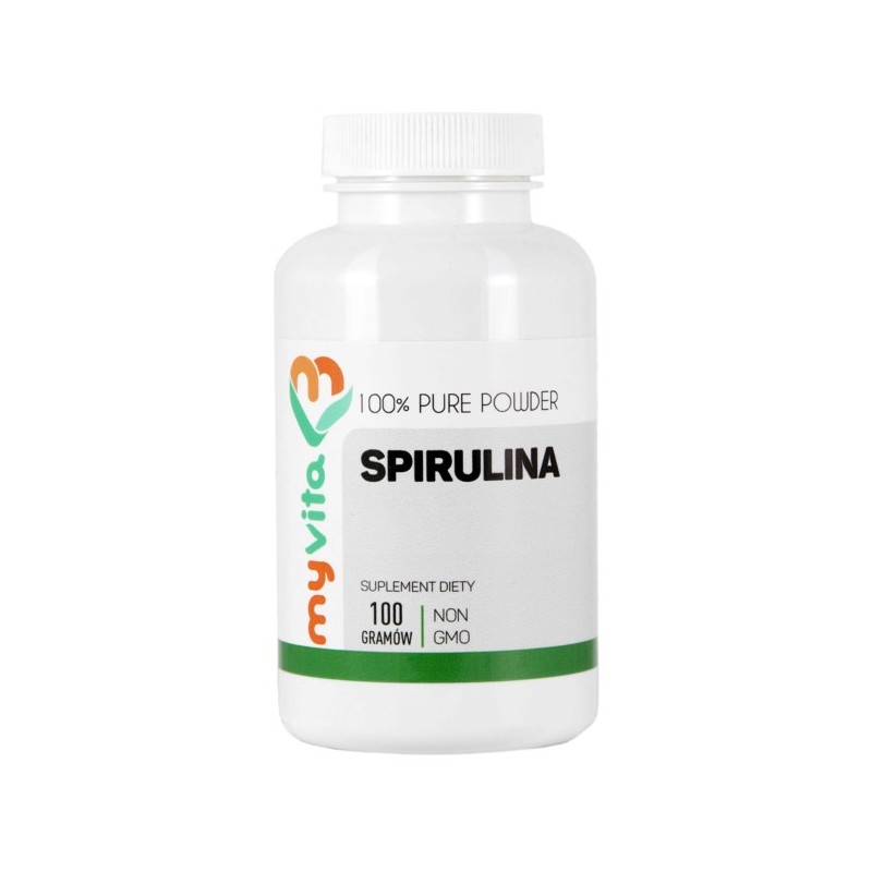 Myvita Spirulina Proszek 100 G Oczyszczanie