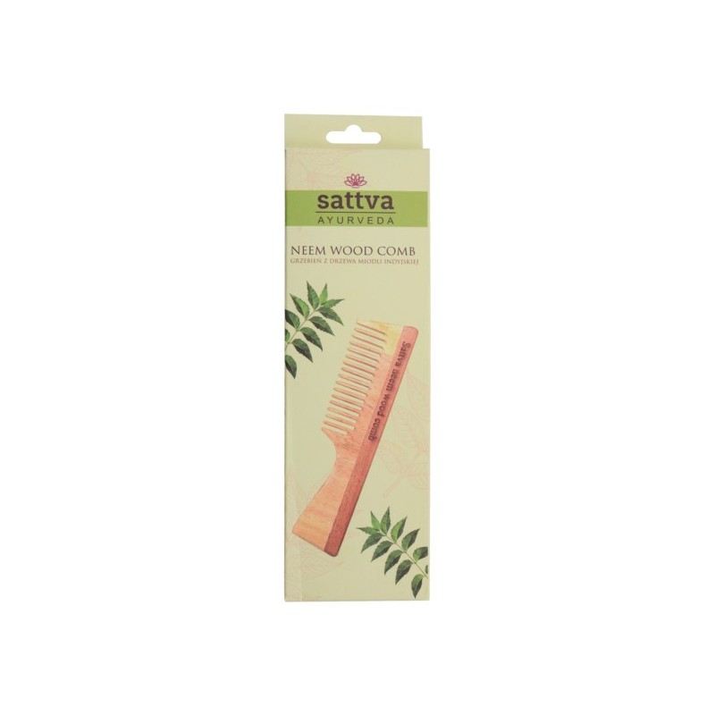 Sattva Neem grzebień SINGLE 19CM