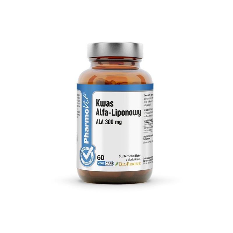 Pharmovit Kwas Alfa-Liponowy ALA 300 mg