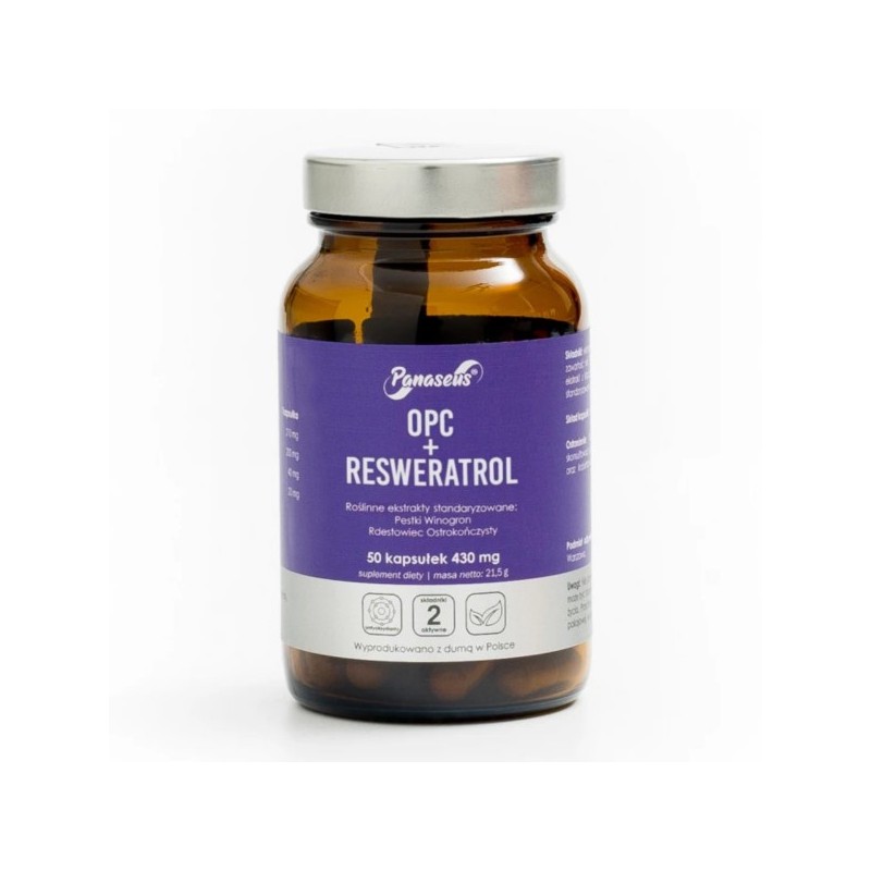 Panaseus OPC + Resweratrol 50 kap