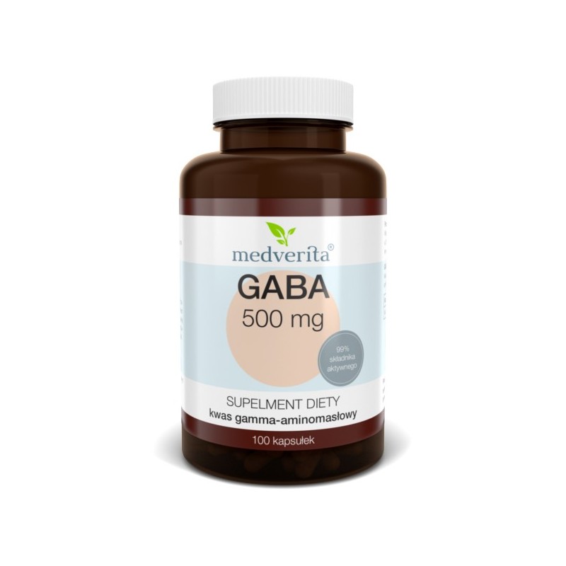 Medverita Gaba 500 mg 100 k obniża kortyzol