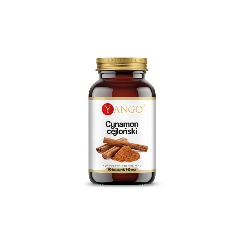 Yango Cynamon cejloński 540 mg 90 kapsułek