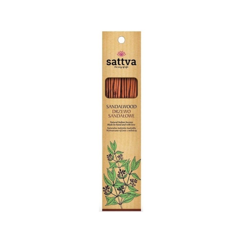 Sattva Naturalne Kadzidła Drzewo Sandałowe 30G