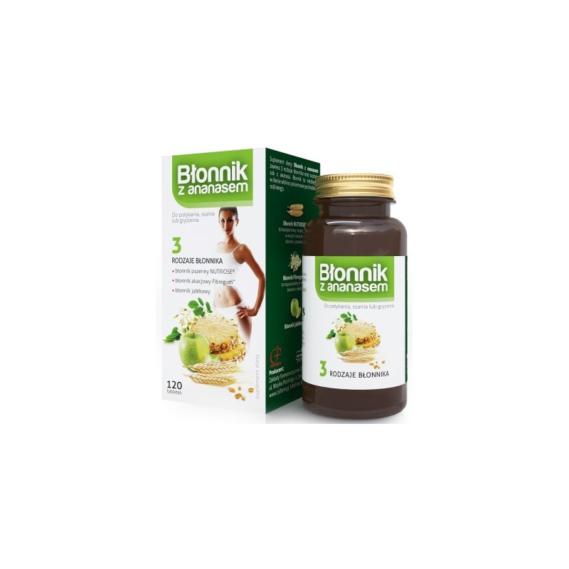 Colfarm Błonnik Z Ananasem 120 Tabl odchudzanie