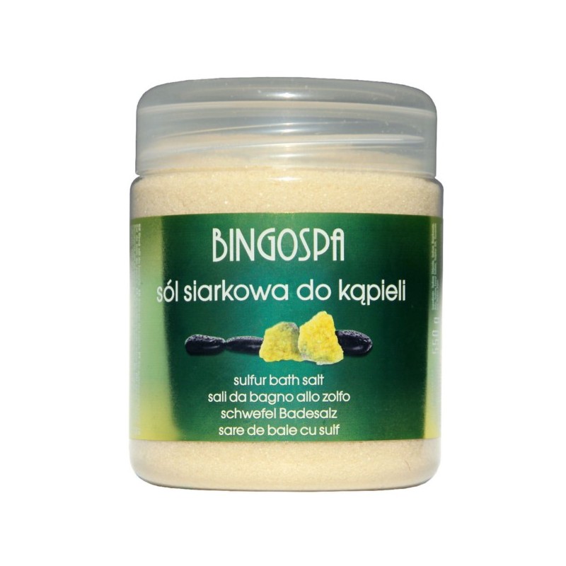 Bingospa Sól Siarkowa do kąpieli 600 G