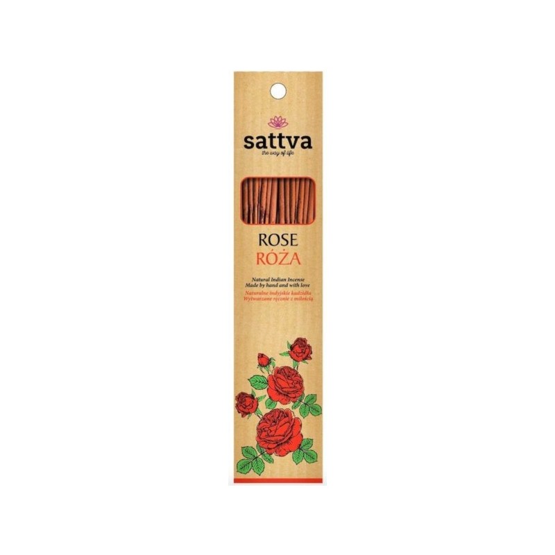 Sattva Naturalne Kadzidła Róża Incense 30G