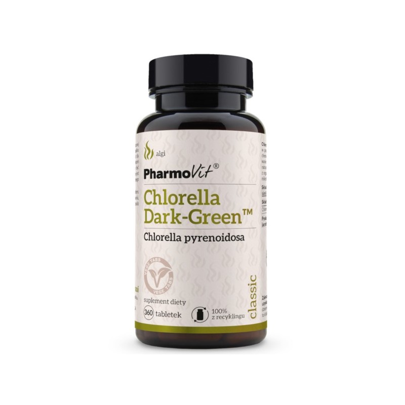 Pharmovit Chlorella Dark Green 360 tabletki