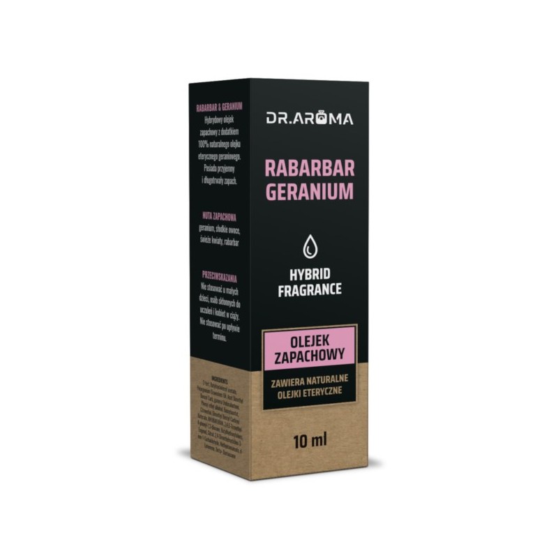 DR.AROMA Olejek RABARBAR & GERANIUM 10 ML