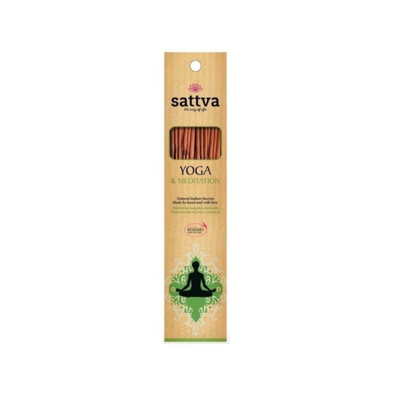 Sattva Naturalne Kadzidła Yoga & Meditation 30G