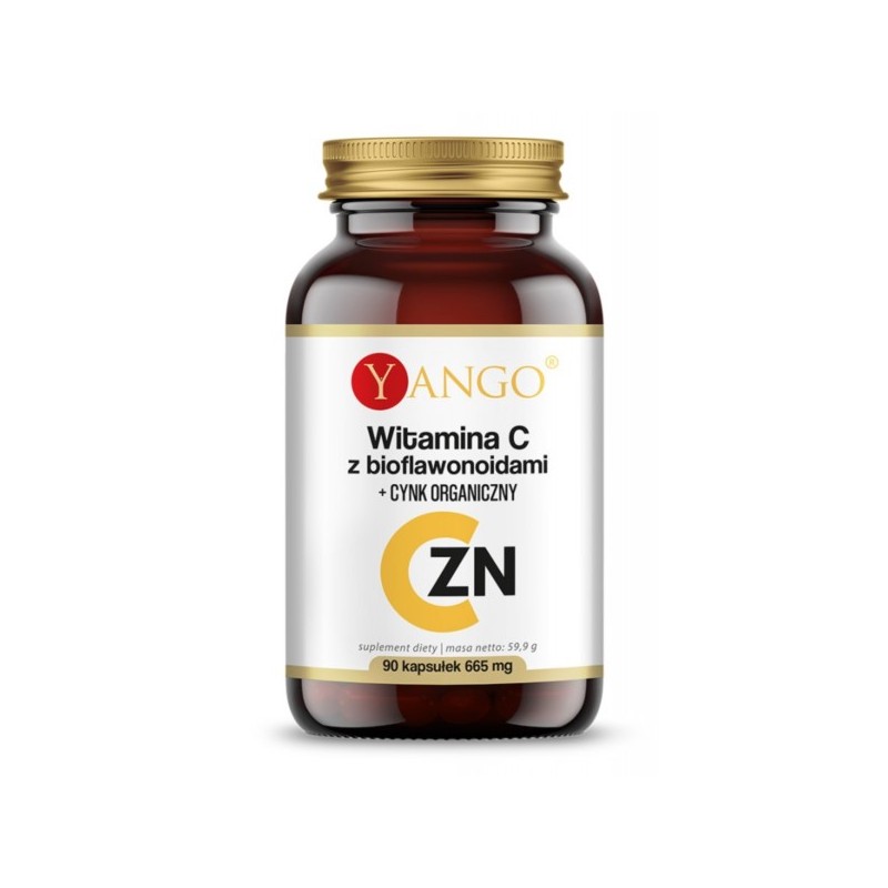 Yango Witamina C z bioflawonoidami i cynk 90 k