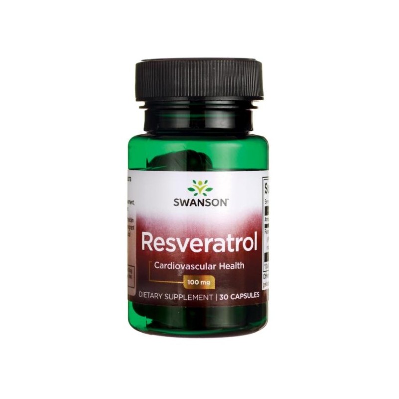 Swanson Resweratrol 100 Mg 30 K