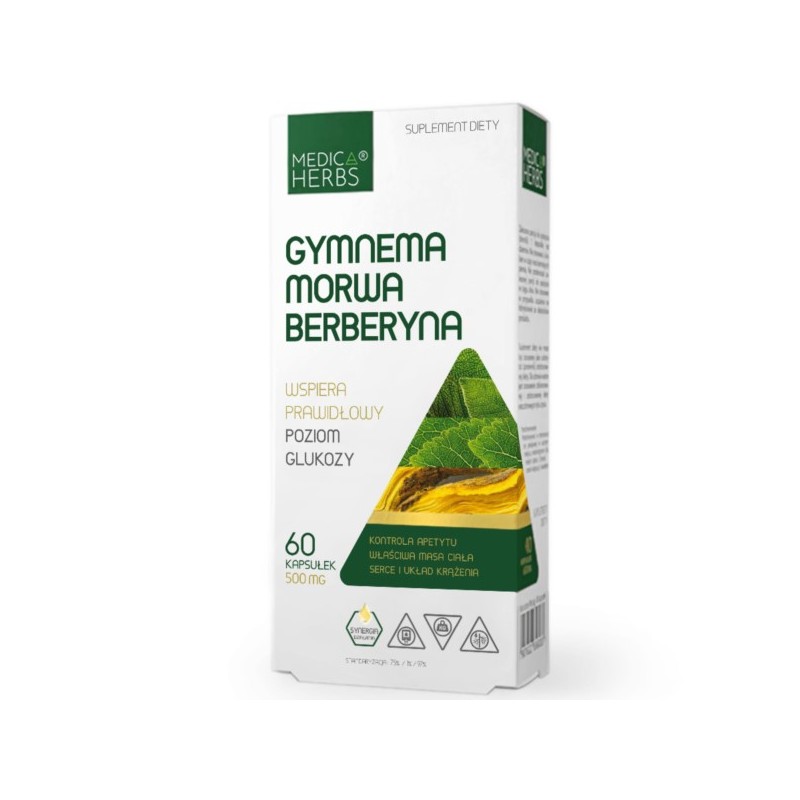 Medica Herbs Gymnema Morwa Berberyna 60 k