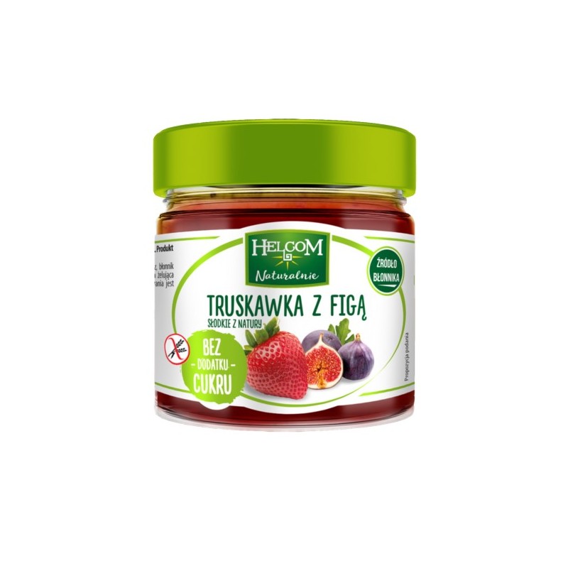 Helcom Truskawka z Figą  bez cukru 200g