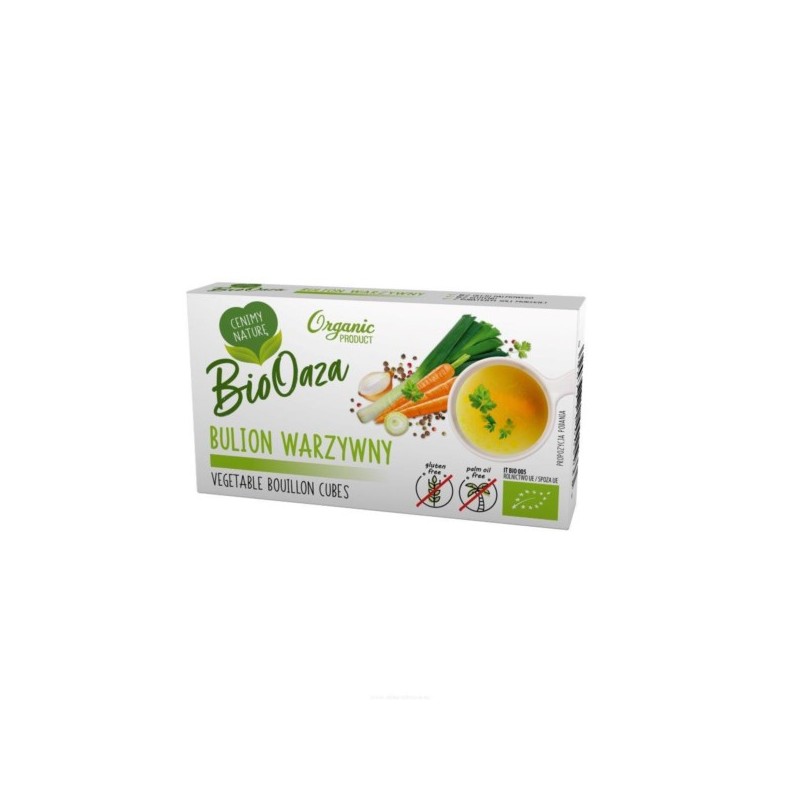 BioOaza Bulion warzywny, Kostka rosołowa 66g BIO