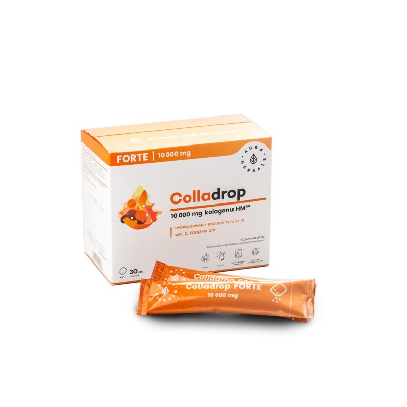 Aura Herbals Colladrop Forte kolagen morski 10000