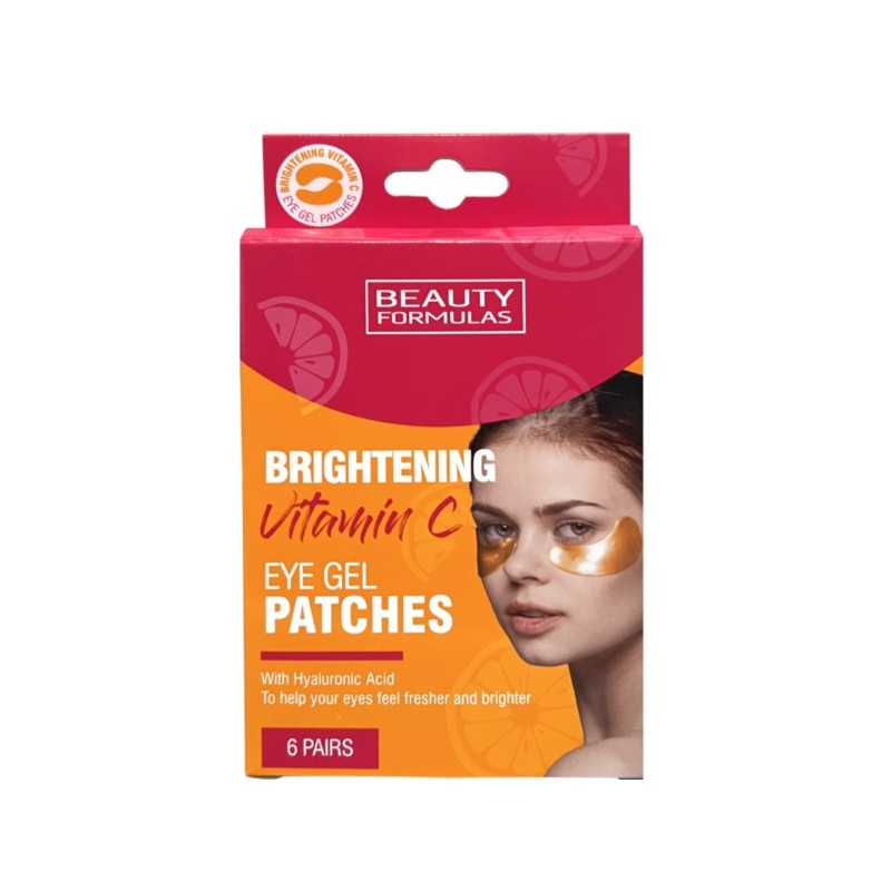 Beauty Formulas Żelowe płatki pod oczy z wit. C