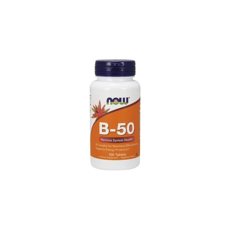 Now Foods B 50 Kompleks Witamin B 100 T