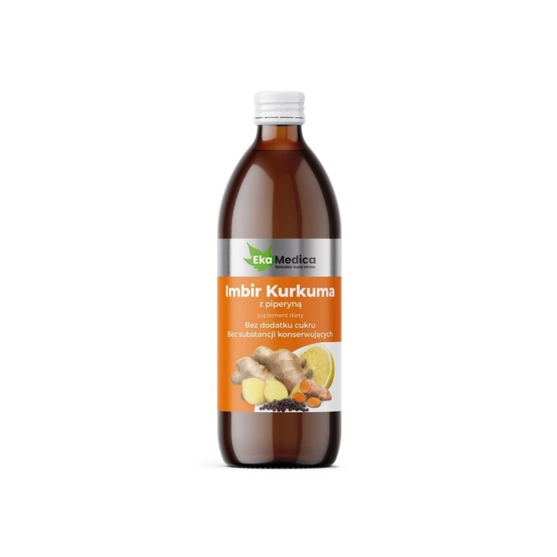 Ekamedica Imbir Kurkuma z piperyną 500 ml