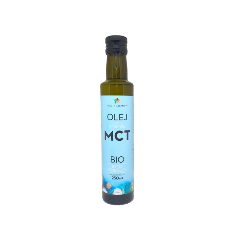 Pięć przemian Olej z kokosa MCT BIO 250 ml