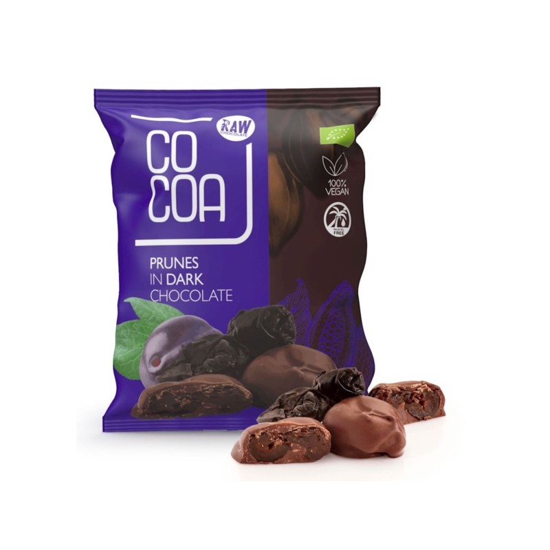 Cocoa Śliwka kalifornijska w ciemnej czeko BIO 70g