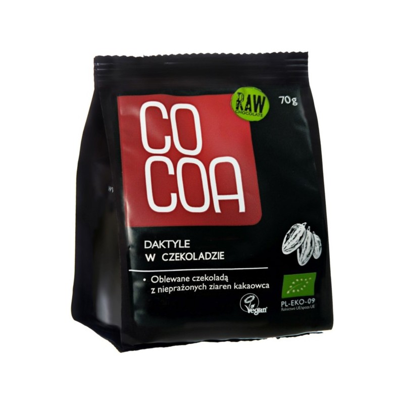 Cocoa Daktyle w surowej czekoladzie 50% BIO 70g