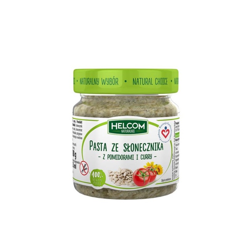 Helcom Pasta ze słonecznika z pomidorami  180 g