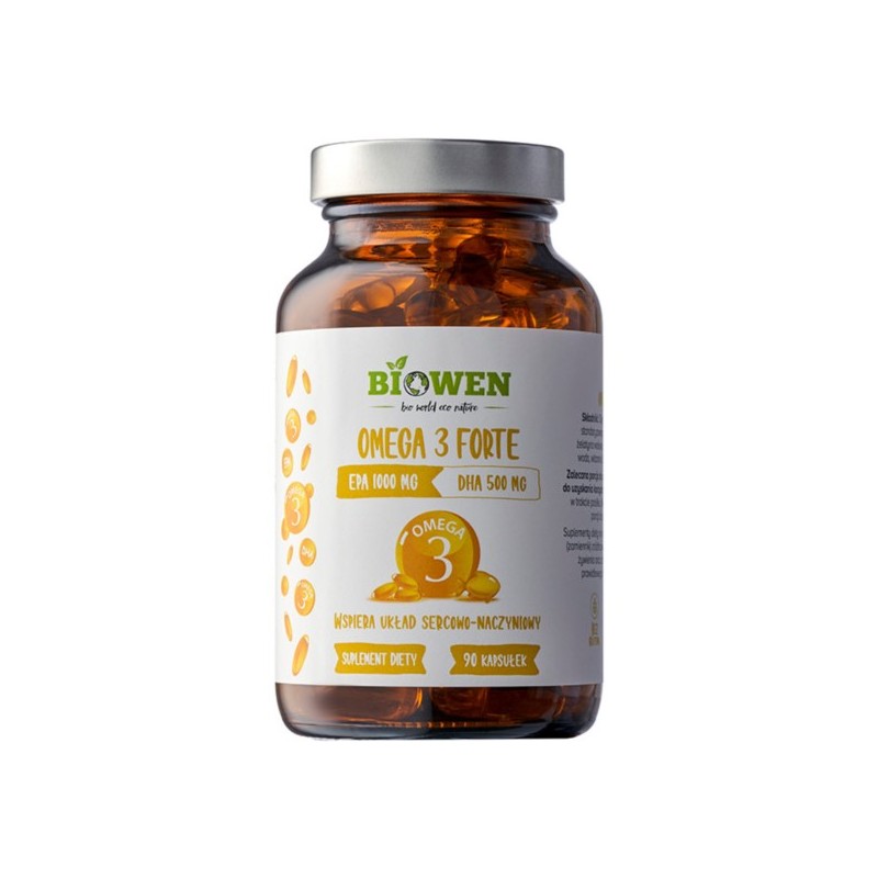 Biowen Omega 3 Forte 90 k EPA 1000 mg DHA 500 mg