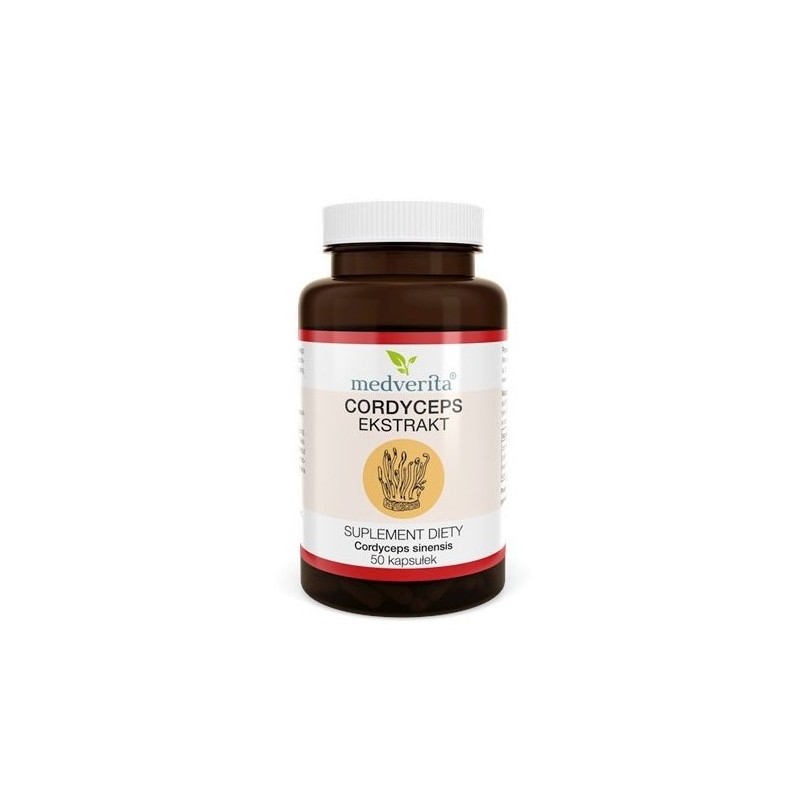 Medverita Cordyceps ekstrakt 500 mg 50 kapsuŁek