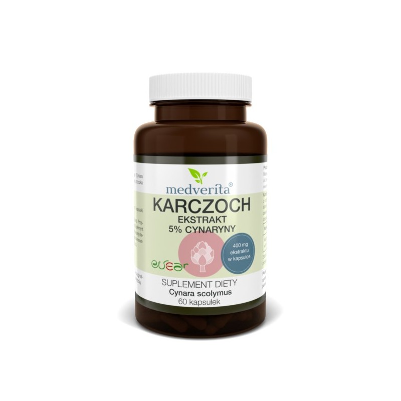 Medverita Karczoch ekstrakt 5% z cynaryny 60 kap