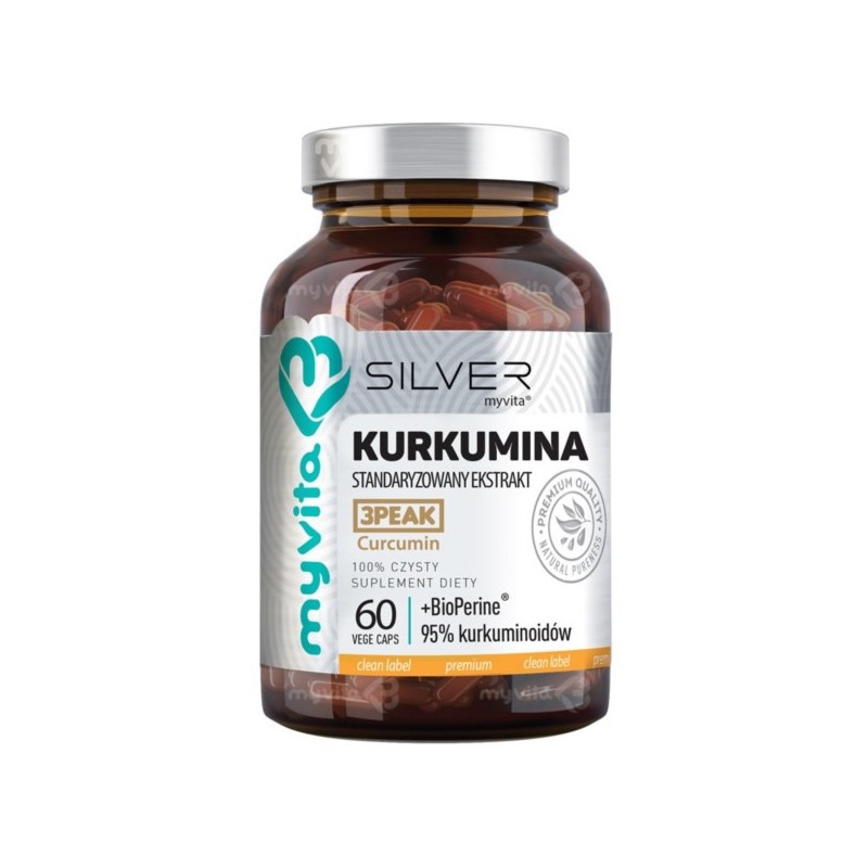 Myvita Silver Kurkumina 100% 60 K odporność