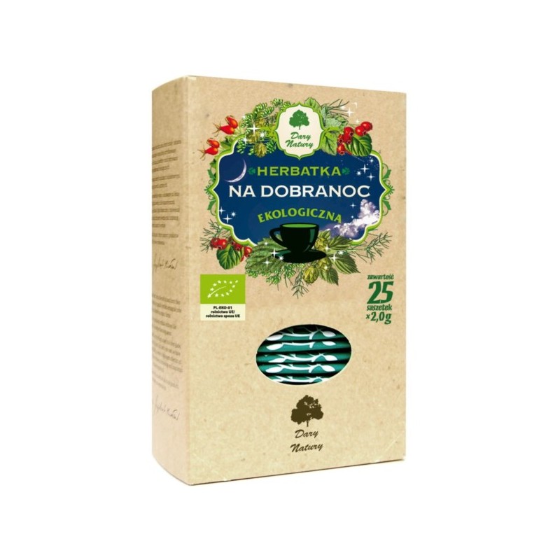 Dary Natury Herbata Na Dobranoc Eko 25X2G