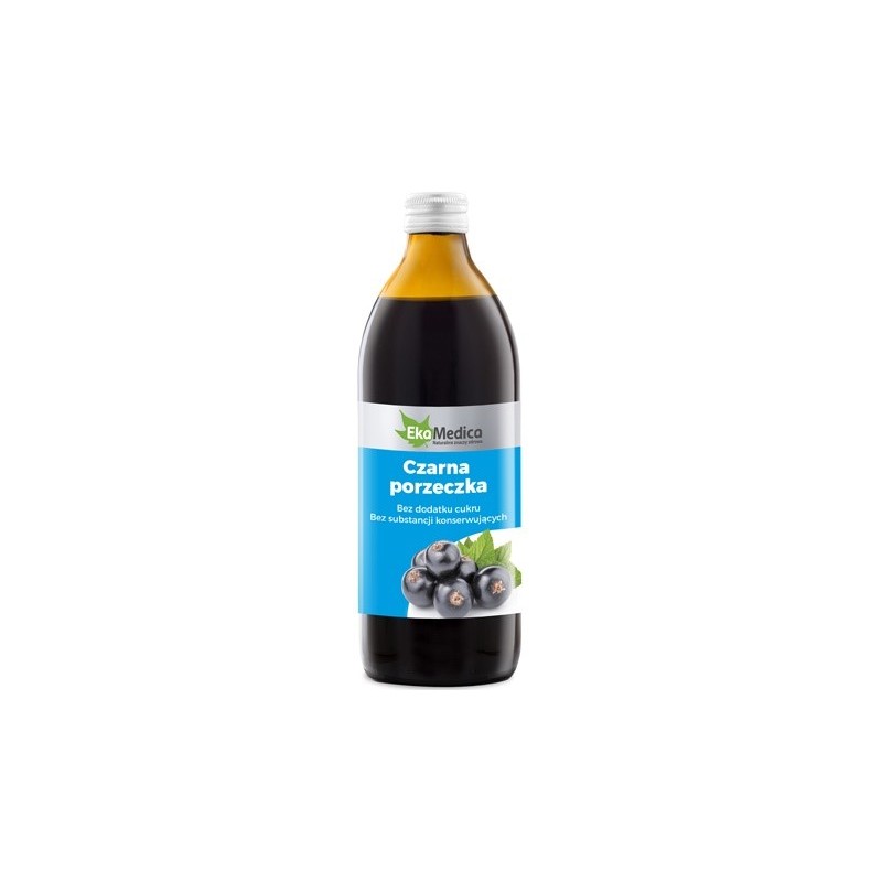 Ekamedica Czarna Porzeczka 0,5L Sok 100%