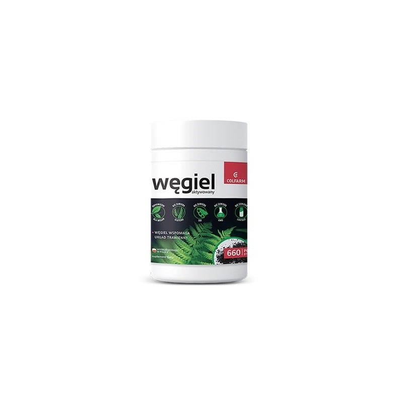 Colfarm Węgiel Aktywowany 660 porcji 100 g