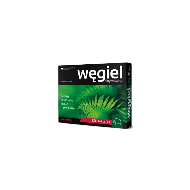 Colfarm Węgiel Aktywowany 30 Tabl.