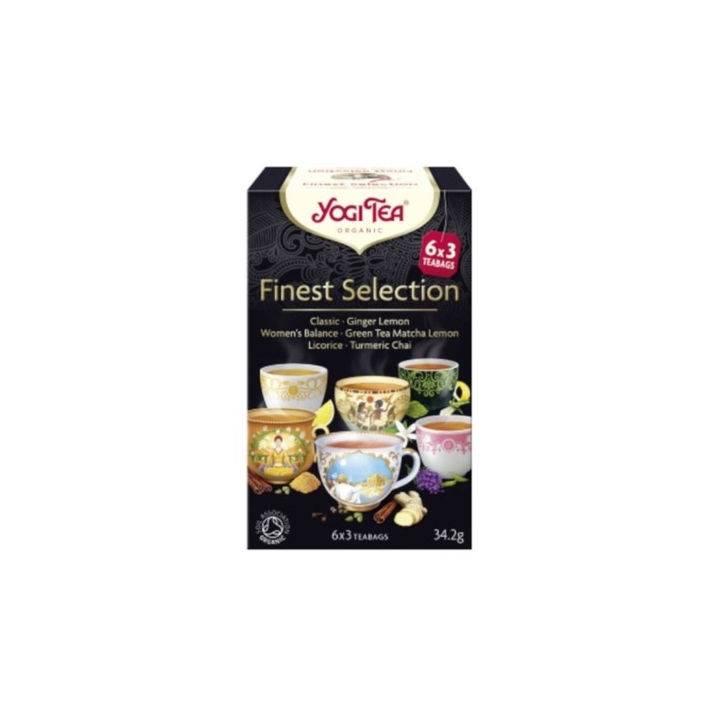 Yogi Tea Herbata Finest Selection zestaw 6X3 g