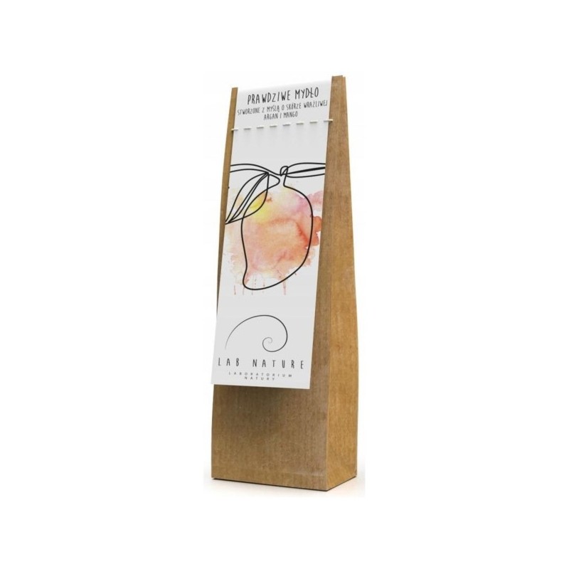 Lab Nature Mydło skóra wrażliwa Argan i Mango