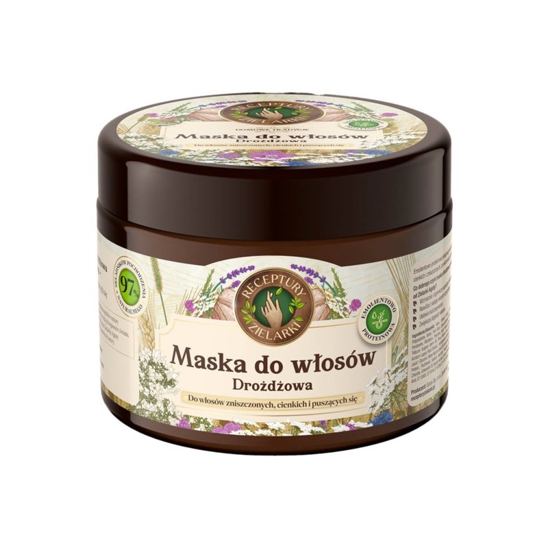 Maska do włosów drożdżowa 300 ml Receptury Zielark