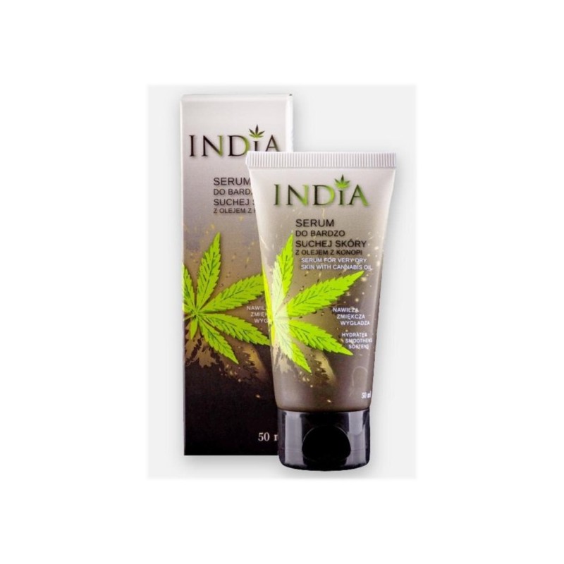 India Serum do Suchej Skóry Z Olejem Z Konopi 50ml