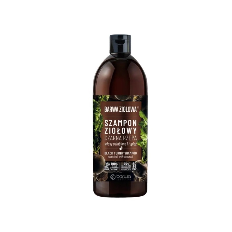 Barwa Szampon do włosów Czarna Rzepa 480 ml