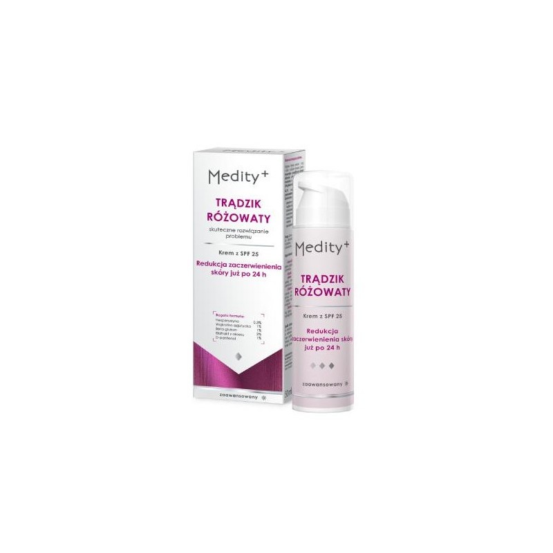 AVA Medity+ Trądzik Różowaty 50 ml SPF 25