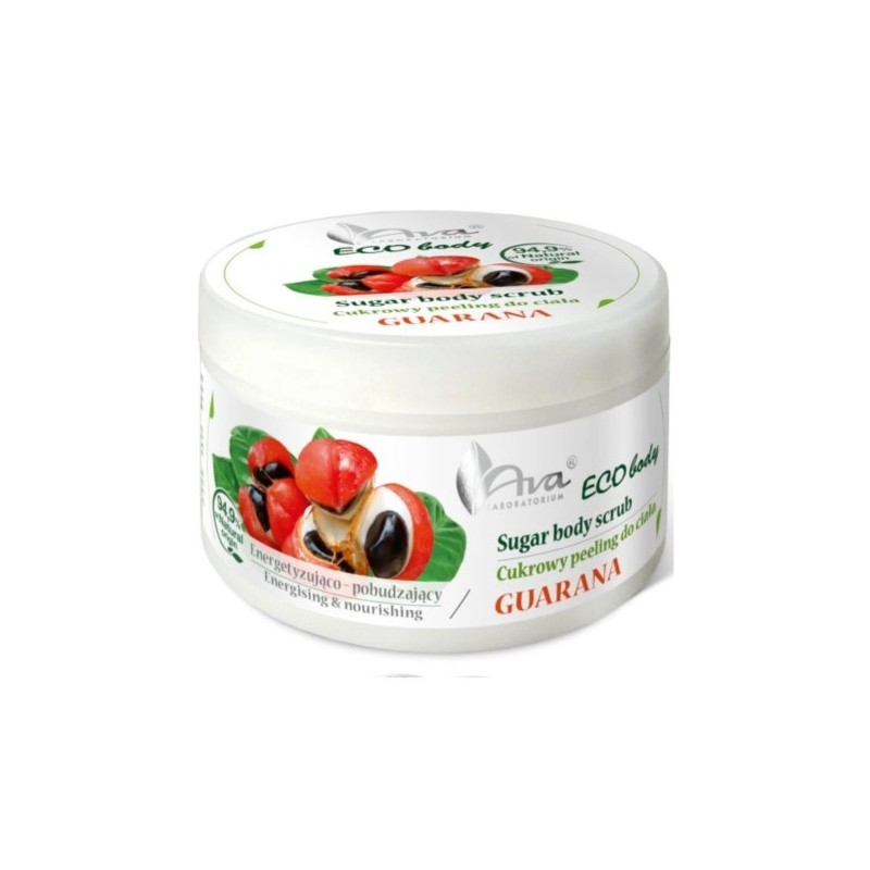 AVA Eco body Cukrowy peeling do ciała gaurana