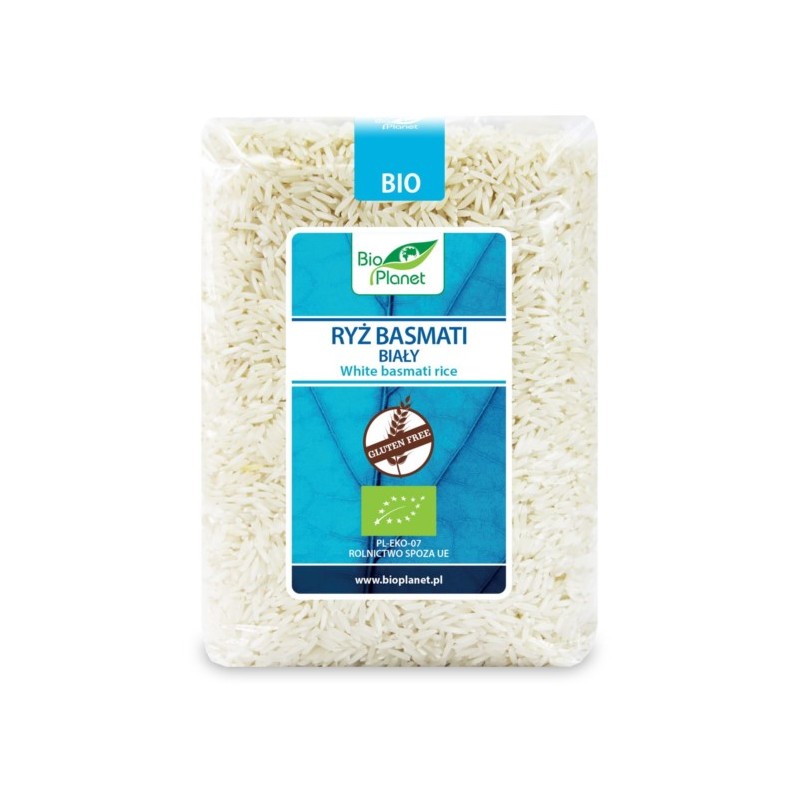 BIO PLANET Ryż basmati biały BIO 1kg