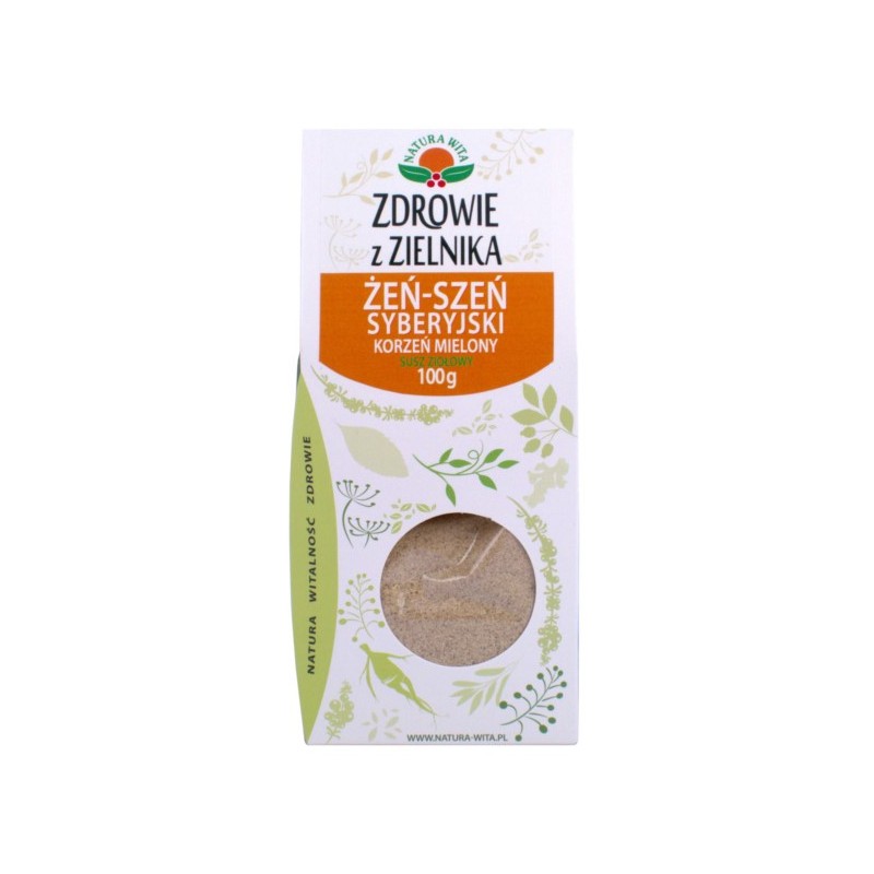 Natura Wita Żeń-Szeń Syberyjski Korzeń Mielony 100