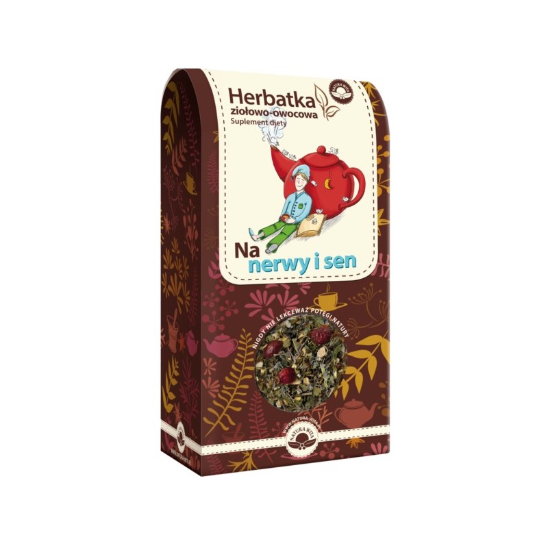 Natura Wita Herbatka Zio-Owocowa Nerwy i Sen 80g
