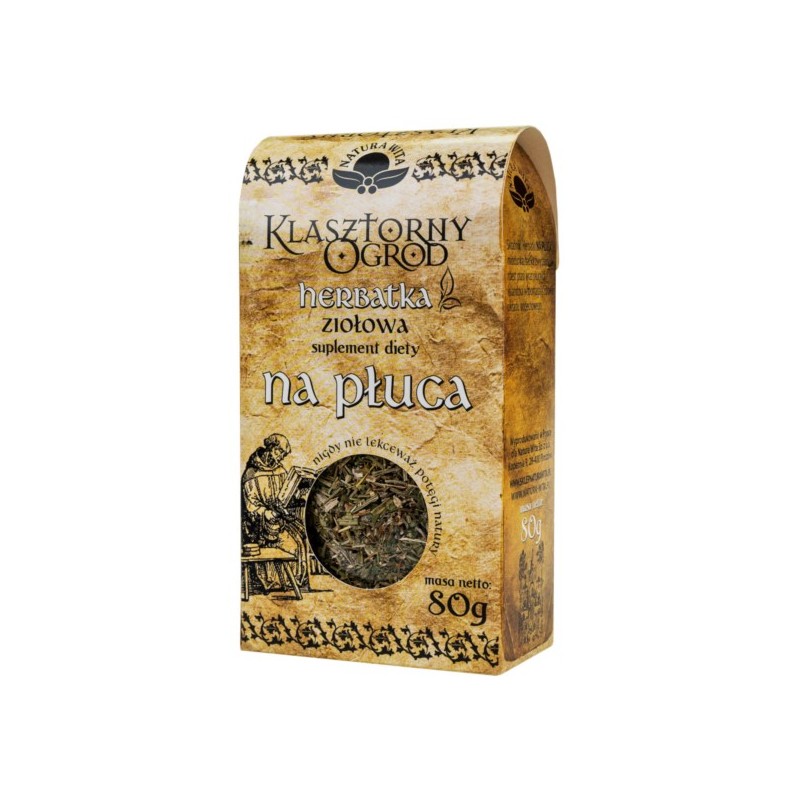 Natura Wita Herbata Na Płuca 80 G Klasztorny Ogród