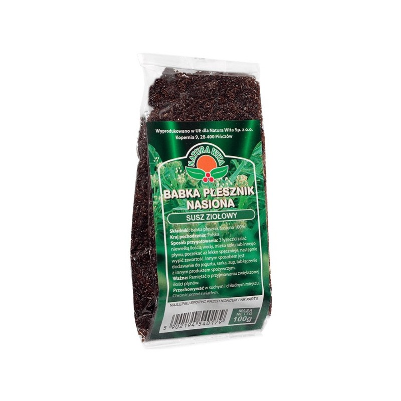 Natura Wita Babka Płesznik Nasiona 100G
